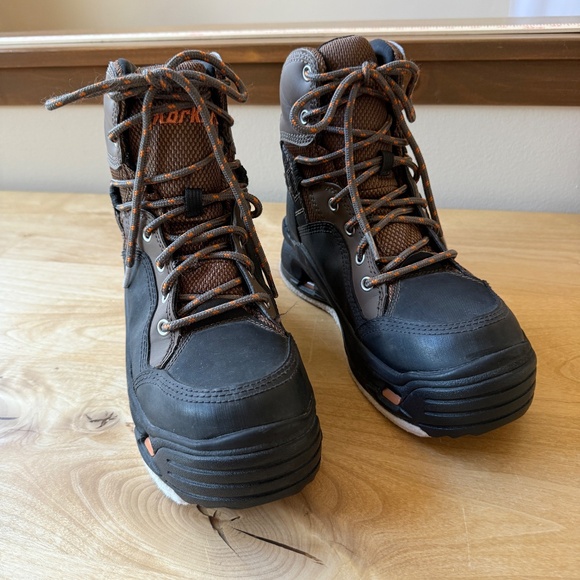 KORKERS BUCKSKIN WADING BOOT FLY FISHING FELT BOTTOM LACE UP DURABLE ANGLER 7 - Picture 4 of 12